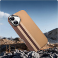 Θήκη για iPhone 16, ανθρακονήματα MagSafe, κίτρινη