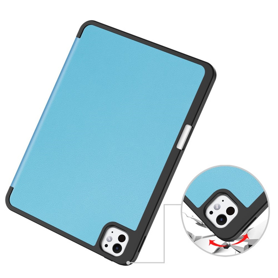 Θήκη για iPad Pro 11" 2024 (5 gen.), Smartcase με χώρο για γραφίδα, μπλε