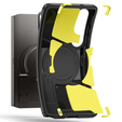 θήκη Spigen για Samsung Galaxy S25 Ultra, Tough Armor Mag Mag MagSafe, γκρι + μετριασμένο γυαλί 9H