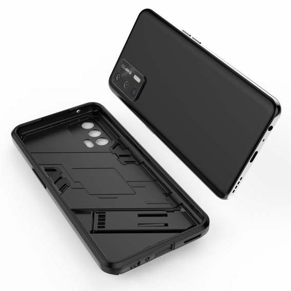Θήκη για Realme GT 5G, Military kickstand, μπλε