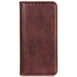 θήκη με πτερύγιο για OnePlus Nord CE4 Lite, Split Leather, καφέ