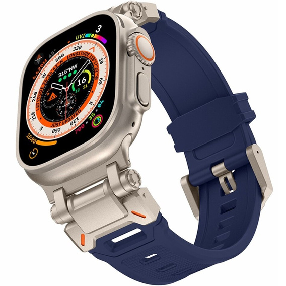 Λουράκι ERBORD ProTech για Apple Watch 1/2/3/4/5/6/7/8/9/SE/Ultra/Ultra 2 42/44/45/49MM, μπλε