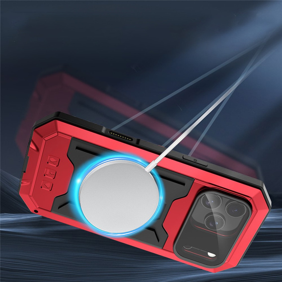 Θήκη R-JUST με προστατευτικό οθόνης και βάση για iPhone 17 Pro