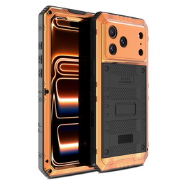 Αδιάβροχη θήκη IP68 για iPhone 17 Pro Max, πορτοκαλί