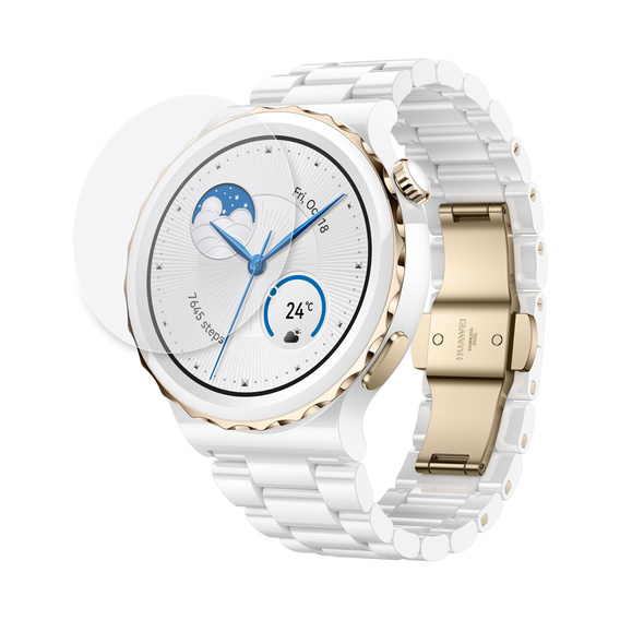 3x Φύλλο υδρογέλης ERBORD για Huawei Watch GT 3 Pro 43mm