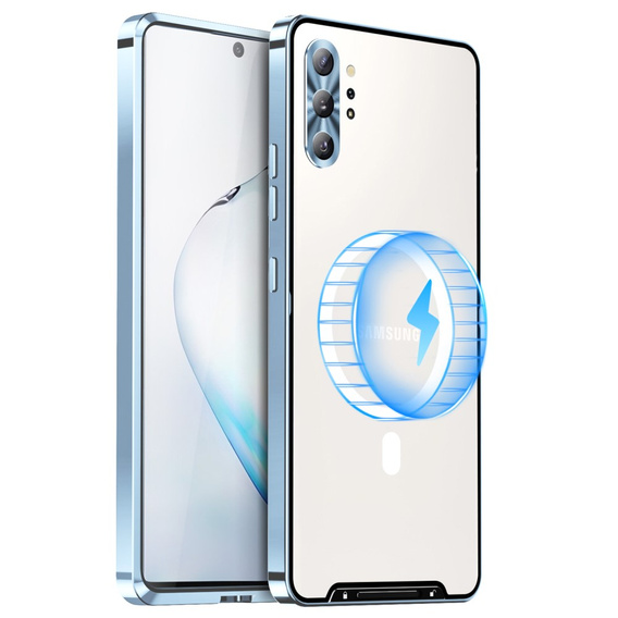 θήκη προστασίας κάμερας για το Samsung Galaxy Note 10+ Plus, CamShield MagSafe, διαφανής / μπλε