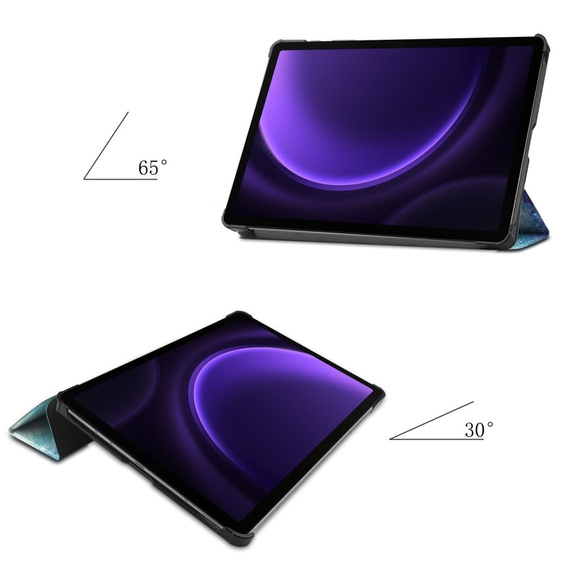 Θήκη για Samsung Galaxy Tab S10 Lite / S10 FE / S9 FE, με πτερύγιο, galaxy