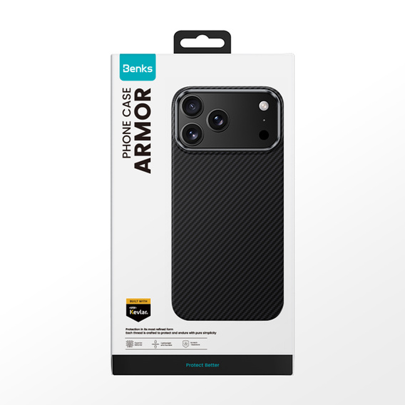 BENKS Kevlar Armor Air Carbon Fiber 600D A069 θήκη για MagSafe για iPhone 17 Pro