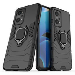 Θήκη για Realme 8i, Kickstand Ring, μαύρη