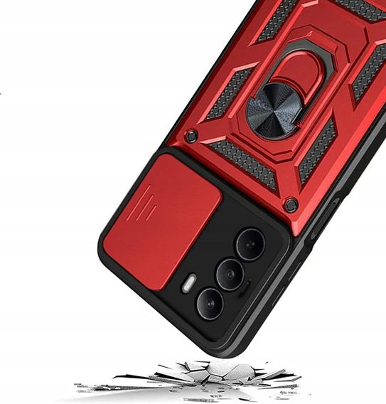Θήκη για Realme C71, CamShield Slide, κόκκινη