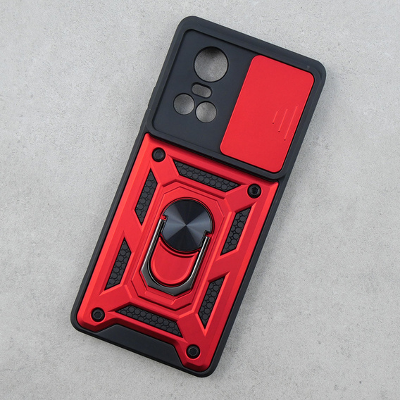 Θήκη για Oppo Reno 10 / 10 Pro, CamShield Slide, κόκκινο