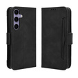 Θήκη με πτερύγιο για Samsung Galaxy S25 FE, Card Slot, μαύρη