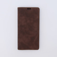 Θήκη για Xiaomi Redmi Note 12 5G / Poco X5 5G, ERBORD Vintage, πορτοφόλι με πτερύγιο, καφές