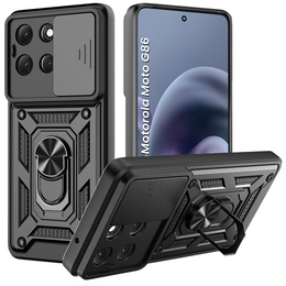 Θήκη για Motorola Moto G86 5G, CamShield Slide, μαύρη