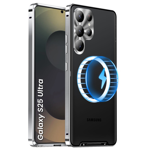 θήκη προστασίας κάμερας για το Samsung Galaxy S25 Ultra, CamShield MagSafe, ασημένια