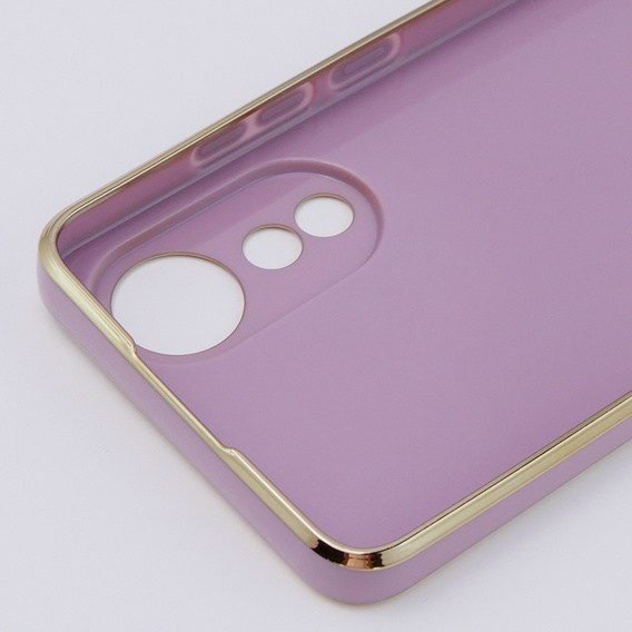 Θήκη για Oppo A78 4G, Glamour CamShield, μωβ