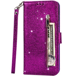 Θήκη με πτερύγιο για Xiaomi Redmi Note 8 Pro, Wallet Zippered, μωβ