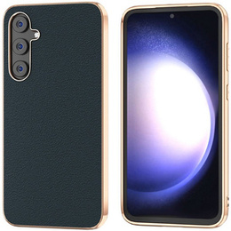 Θήκη για Samsung Galaxy S23 FE, Cowhide Leather, πράσινη