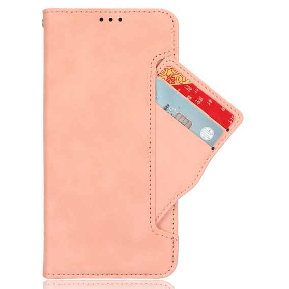 Θήκη με πτερύγιο για T Phone 2 5G, Card Slot, ροζ