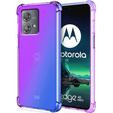 θήκη για το Motorola Edge 40 Neo, Gradient Dropproof, Μωβ / μπλε
