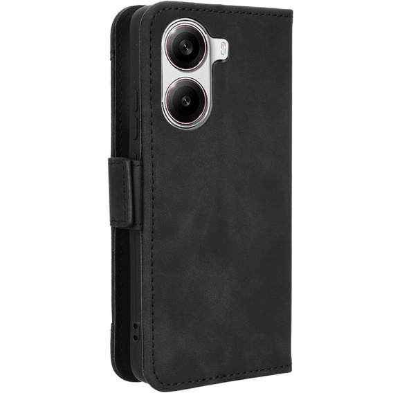 Θήκη με πτερύγιο για Xiaomi Poco X7 Pro 5G, Card Slot, μαύρη