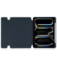 Θήκη πληκτρολογίου για iPad Pro 11" 2024 (5 gen.), Rotary 360° Leather, σκούρο μπλε