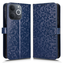 θήκη πτερύγιο για Realme Note 70T 4G, Wallet Rhombus, μπλε