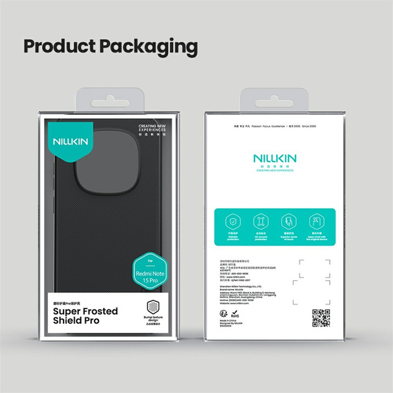 Θήκη NILLKIN Super Frosted Shield Case για Xiaomi Redmi Note 15 Pro 5G