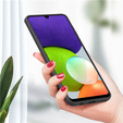 Θήκη για Samsung Galaxy A22 / M22 4G / LTE, Silicone Lite, μαύρη