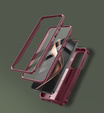 Θωρακισμένη θήκη για Samsung Galaxy S25, Dexnor Full Body (Two Frames), κόκκινη