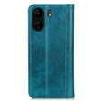Θήκη για Xiaomi Redmi 13C / Poco C65, Wallet Litchi Leather, πράσινη