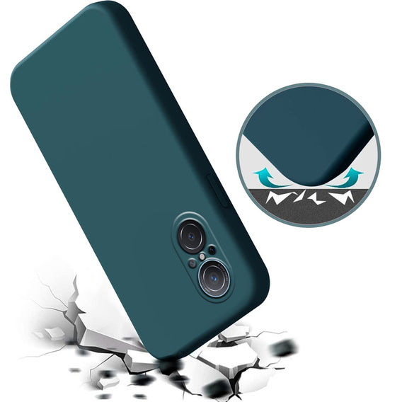 Θήκη για Huawei Nova 9 SE, Silicone Lite, σκούρα πράσινη