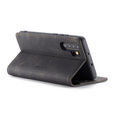θήκη CASEME για Huawei P30 Pro, Leather Wallet Case, μαύρη
