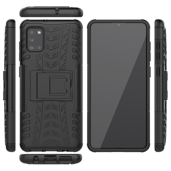 Θήκη για Samsung Galaxy A31, Tire Armor, μαύρη