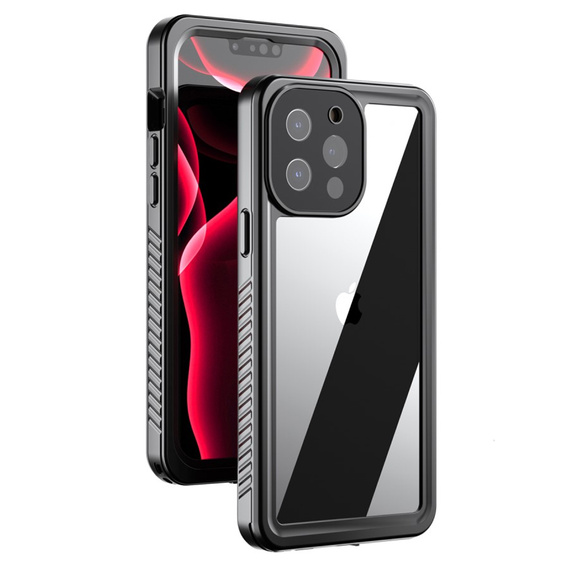 Αδιάβροχη θήκη IP68 για το iPhone 13 Pro Max, μαύρη