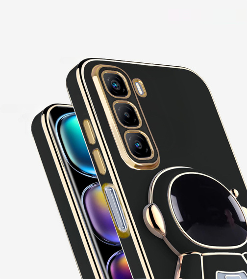 Θήκη για Infinix Hot 50 4G, Astronaut, μαύρη