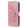 Θήκη με πτερύγιο για Samsung Galaxy A54 5G, Mandala Flower, ροζ rose gold