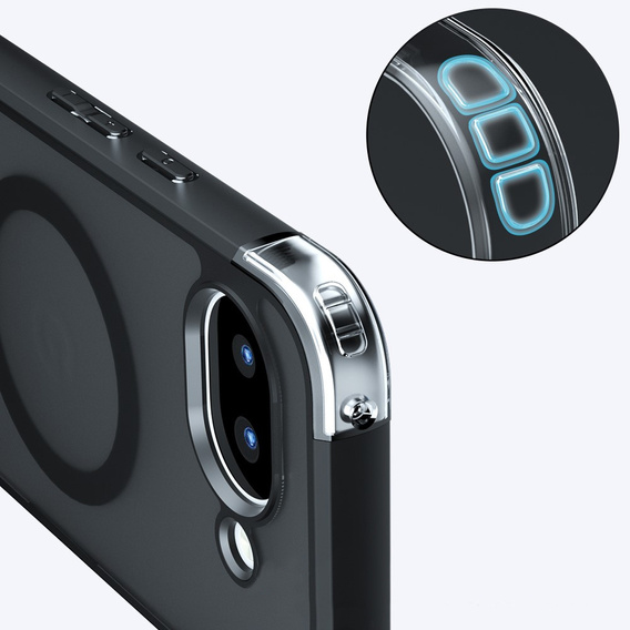 Θήκη Fusion Hybrid για MagSafe για Google Pixel 10a, μαύρη