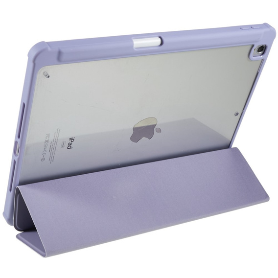 Θήκη για iPad 10.2 2021 / 2020 / 2019, Smartcase Hybrid, με χώρο για γραφίδα, μωβ