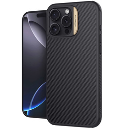 Θήκη για iPhone 16 Pro, θωρακισμένη Nillkin, Carbon Fiber, για Magsafe, χρυσή