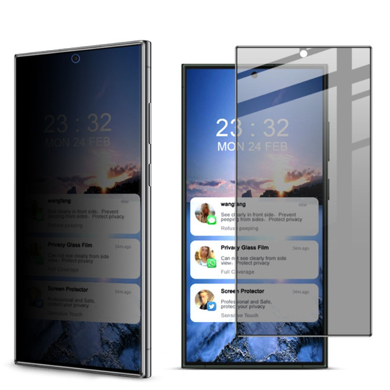 IMAK Privacy Tempered Glass για Samsung Galaxy S24 Ultra
