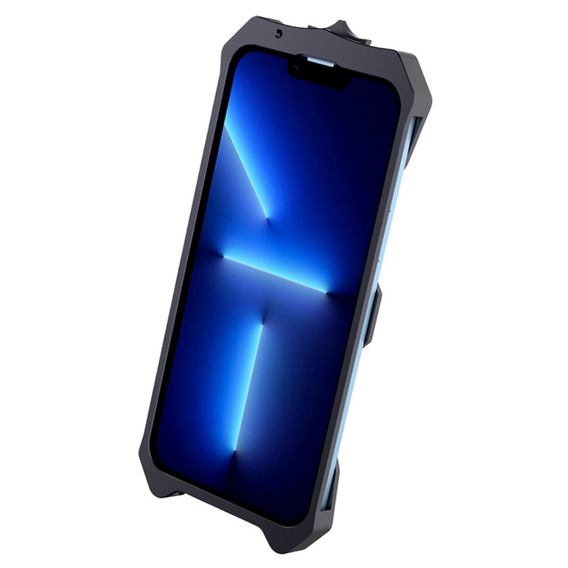 Θωρακισμένη θήκη για iPhone 12 Pro Max, Aluminum Alloy, μαύρη