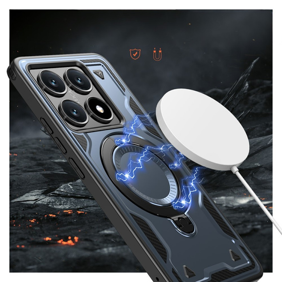 Θήκη για Xiaomi 14T, Military MagSafe, μπλε