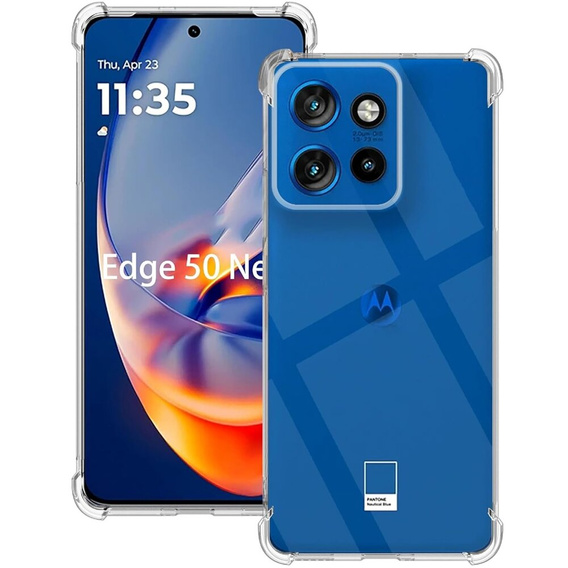 Θήκη για Motorola Edge 50 Neo / Motorola ThinkPhone 25, Dropproof, διαφανής