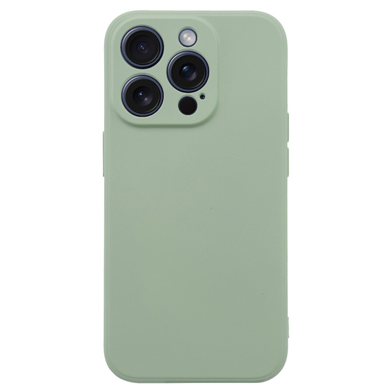 Θήκη για iPhone 15 Pro, Silicone Lite, μέντας
