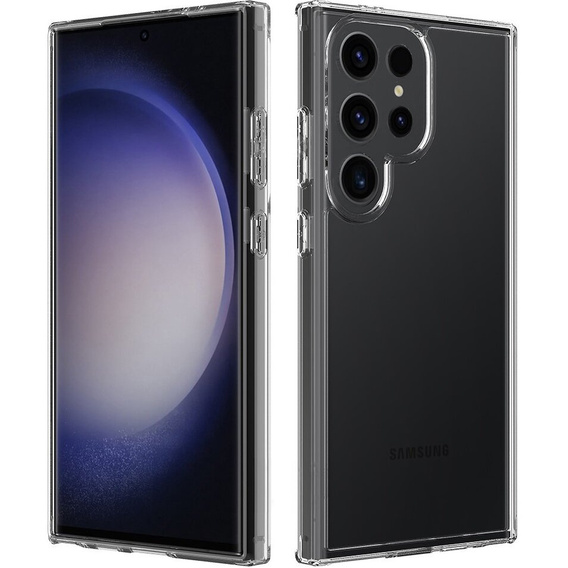 Θήκη για Samsung Galaxy S24 Ultra, Fusion Hybrid, διαφανής