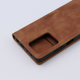 Θήκη για Xiaomi Redmi Note 12 5G / Poco X5 5G, ERBORD Vintage, πορτοφόλι με πτερύγιο, καφέ