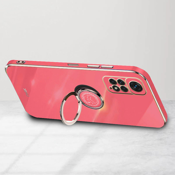 Θήκη για Xiaomi Redmi Note 11 / 11S, Electro Ring, κόκκινη
