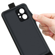 Θήκη με πτερύγιο για Xiaomi Redmi Note 12 4G, Flip, μαύρη