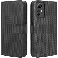 Θήκη με πτερύγιο για Xiaomi Redmi Note 12S 4G, Wallet Smart Magnet, μαύρη